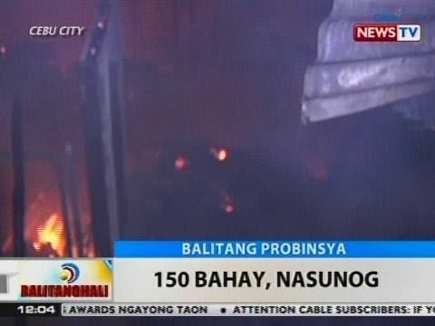 BT: 150 bahay sa Cebu City, nasunog