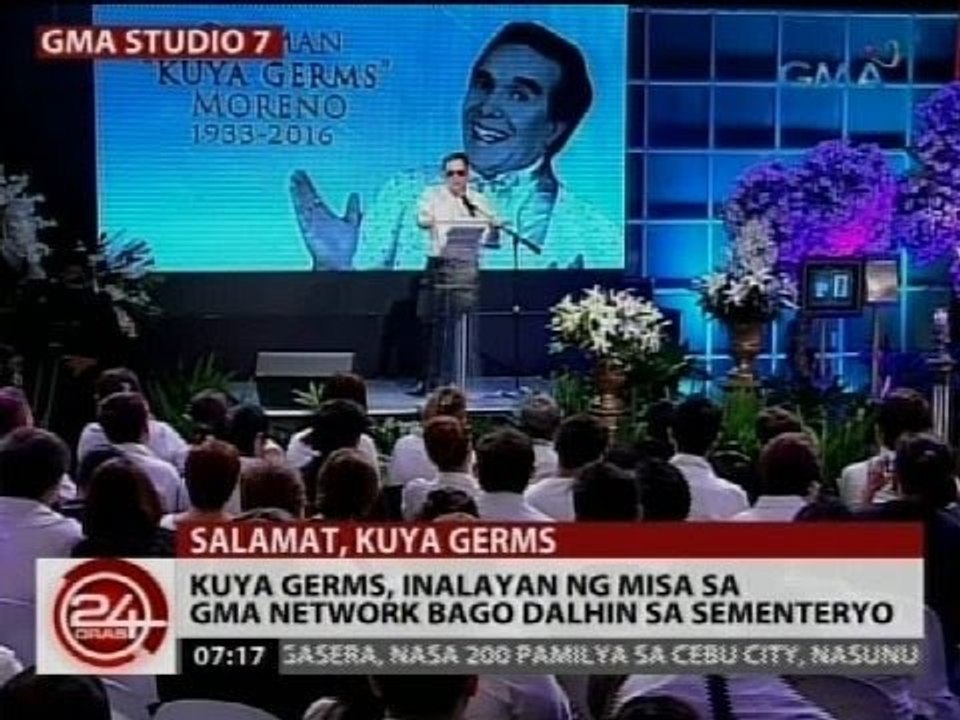 Mga anak-anakan at kaibigan ni Kuya Germs, nagbigay ng huling pagpupugay