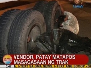 UB: Vendor, patay matapos masagasaan ng trak sa Maynila