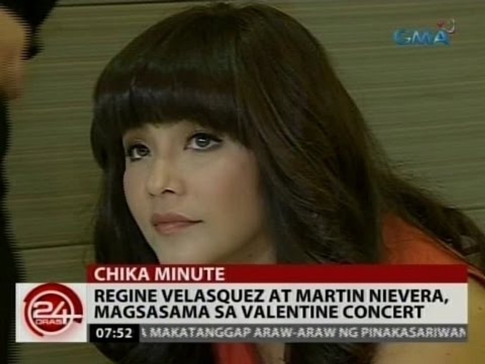 24 Oras: Regine Velasquez at Martin Nievera, magsasama sa Valentine Concert