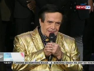 Makikinang na kasuotan ni Kuya Germs, sumasalamin daw sa mga pinasikat niyang bituin