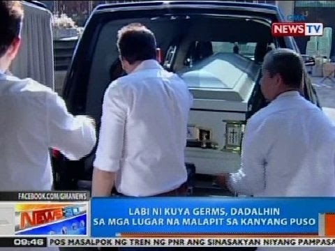 NTG: Labi ni Kuya Germs, dadalhin sa mga lugar na malapit sa kanyang puso