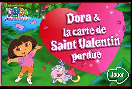 Dora LExploratrice La carte de la Saint Valentin perdue Jeux Amusant pour Enfants