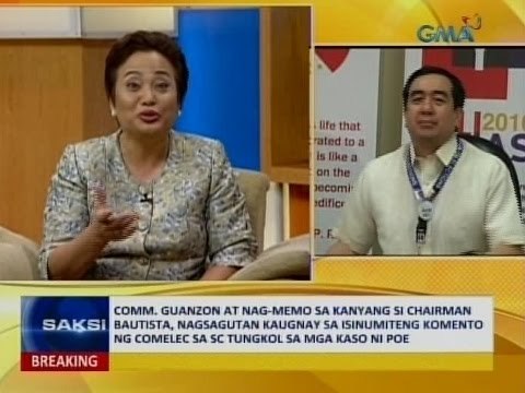 Saksi: Guanzon at Bautista, nagsagutan kaugnay sa isinumiteng komento ng Comelec sa SC