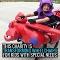 This charity transforms wheelchairs for kids with