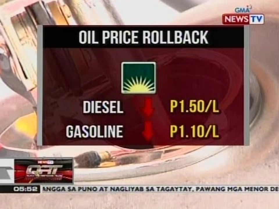 QRT: Oil price rollback
