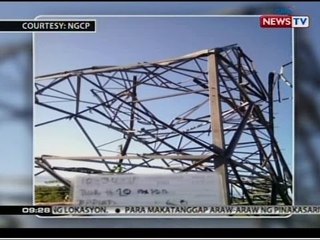 SONA: Transmission tower ng NGCP sa Lanao del Sur, pinasabugan