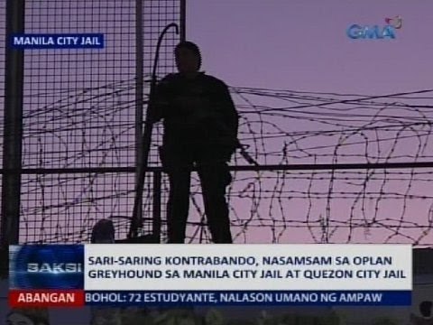 Sari-saring kontrabando, nasamsam sa Oplan Greyhound sa Manila City Jail at Quezon City Jail