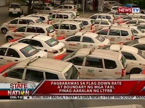 SONA: Pagbabawas sa flag down rate at boundary ng mga taxi, pinag-aaralan ng LTFRB