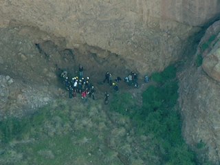 BASE jumper rescued at Camelback Mountain