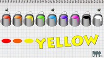 Colors for Children to Learn with Paint Colors - Learning Colours for Kids - Kids Learning Videos