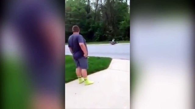 Hey Ladies - Kid Throws Basket Ball at Girls Riding Bikes - Funny_Hilarious Fail - Thug Life-T_hagR26YaI