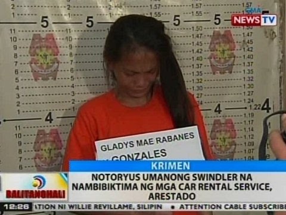 BT: Notoryus umanong swindler na nambibiktima ng mga car rental service, arestado
