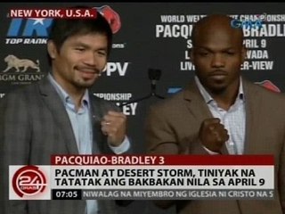 Tải video: Pacman at Desert Storm, tiniyak na tatatak ang bakbakan nila sa April 9