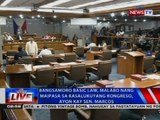 Bangsamoro Basic Law, malabo nang maipasa sa kasalukuyang kongreso ayon kay Sen. Marcos