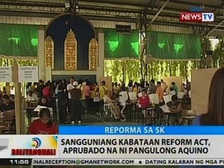 BT: Sangguniang Kabataan Reform Act, aprubado na ni PNoy