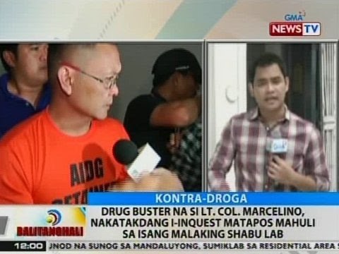 BT: Lt. Col. Marcelino, nakatakdang i-inquest matapos mahuli sa isang malakaing shabu lab