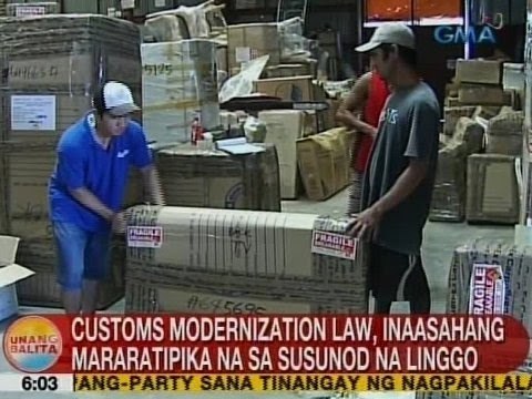 UB: Customs Modernization Law, inaasahang mararatipika na sa susunod na linggo