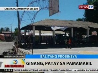 BT: Ginang, patay sa pamamaril sa Zamboanga Del Sur