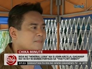 Bida ng "Heneral Luna" na si John Arcilla, gaganap na tatay ni barbie forteza sa "That's My Amboy"