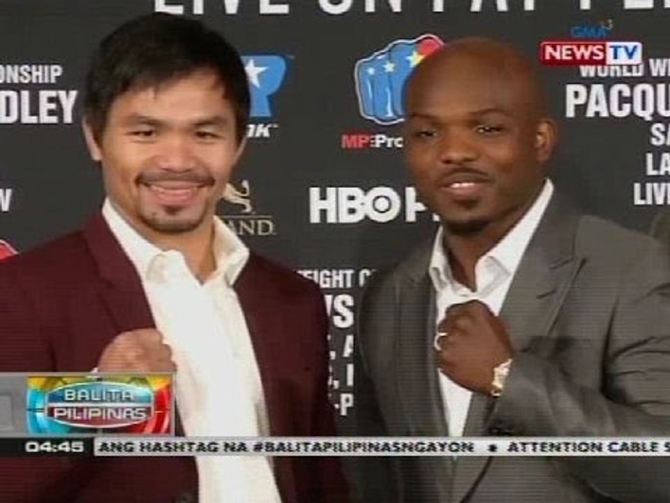 Ikatlong paghaharap nina Manny Pacquiao at Timothy Bradley Jr., magiging mas maaksyon daw