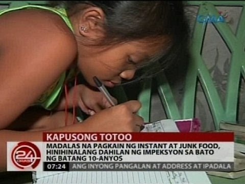 Madalas na pagkain ng junk food, hinihinalang dahilan ng impeksyon sa bato ng batang 10-anyos