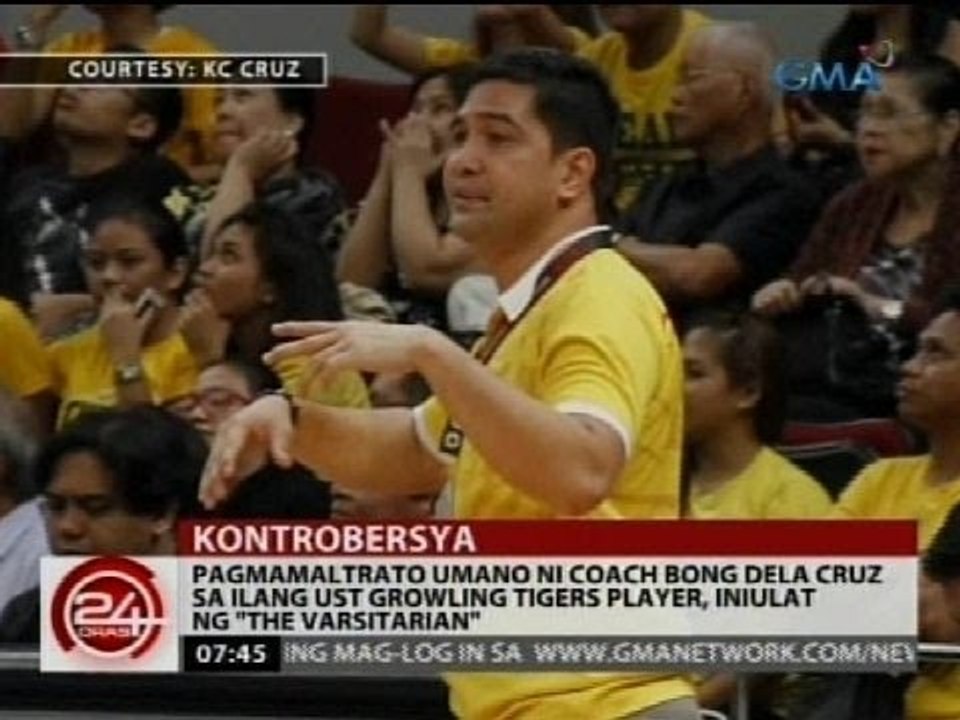 Pagmamaltrato umano ni Coach Dela Cruz sa ilang Growling Tigers Player, iniulat ng "The Varsitarian"