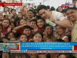 Alden Richards, nag-post-birthday celebration kasama ang mga bata sa Payatas