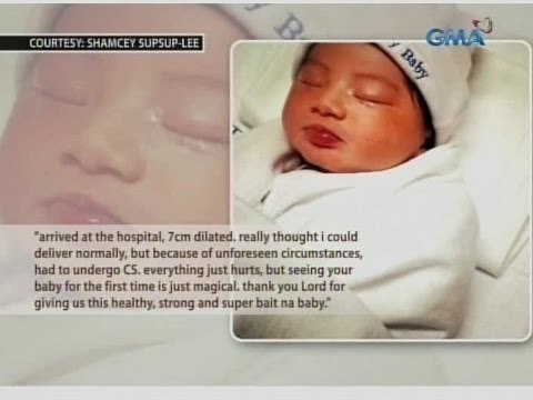 24 Oras: Shamcey Supsup, nagsilang ng baby girl