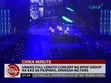 24 Oras: Unang full length concert ng Kpop group na Exo sa Pilipinas, dinagsa ng fans