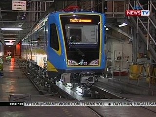 SONA: Mga bagong bagon ng MRT mula China, isasailalim sa test run sa pebrero
