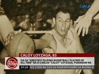 Isa sa "Greatest Filipino Basketball Players of all Time" na si Carlos "Caloy" Loyzaga, pumanaw na