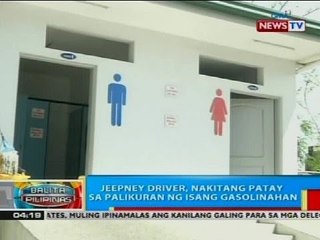 BP: Jeepney driver, nakitang patay sa palikuran ng isang gasolinahan
