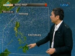 UH: Easterlies  nakakaapekto sa ilang panig ng Mindanao, Visayas, Central at Southern Luzon