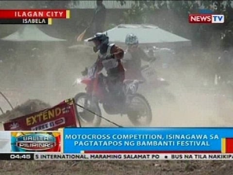 Motocross competition, isinagawa sa pagtatapos ng Bambanti festival sa Ilagan, Isabela