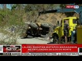 Lalaki, sugatan matapos madaganan ng payloader sa Ilocos Norte
