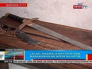 BP: Lalaki, nagawala matapos daw manakawan ng wiper ng kotse