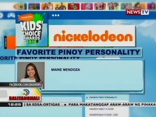 BT: Aldubnation, patuloy ang kampanya para iboto si Maine Mendoza sa 2016 Kids' Choice Awards
