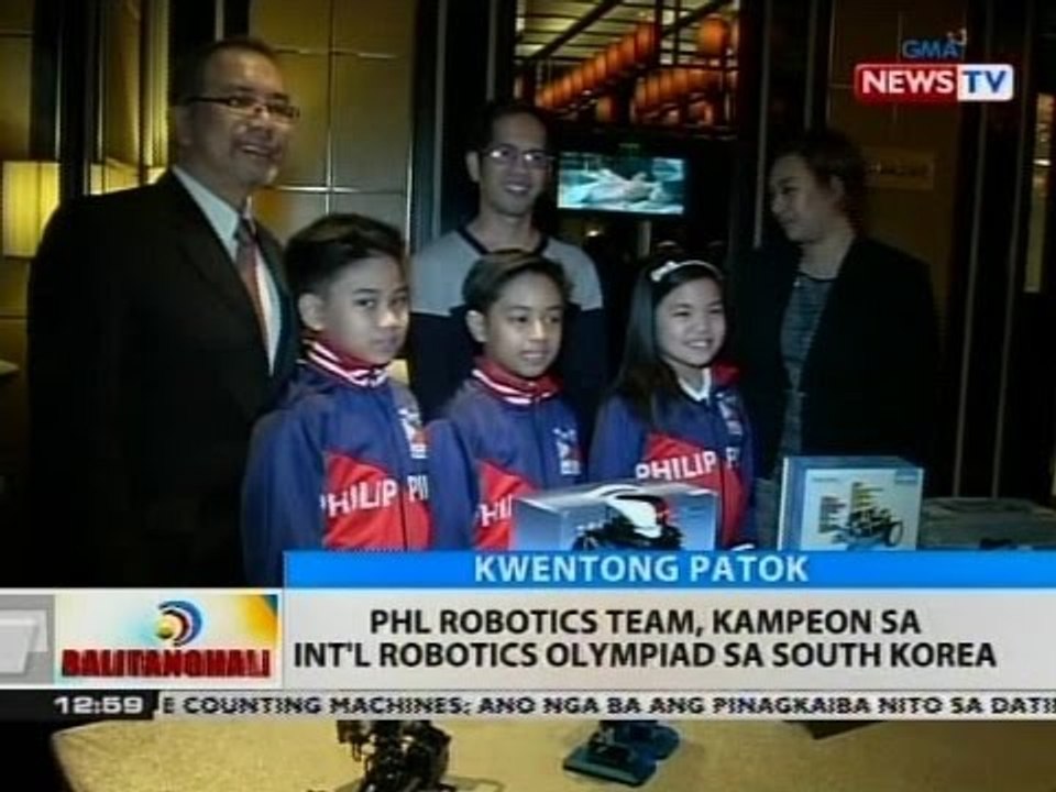 BT: PHL Robotics Team, kampeon sa Int'l Robotic...