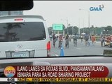 UB: Ilang lanes sa Roxas Blvd., pansamantalang isinara para sa Road Sharing Project
