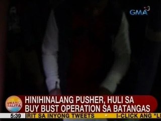UB: Hinihinalang pusher, huli sa buy-bust operation sa Batangas