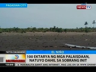 BT: 100 ektarya ng mga palaisdaan, natuyo dahil sa sobrang init