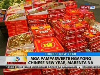 BT: Mga pampasuwerte ngayong Chinese New Year, mabenta na