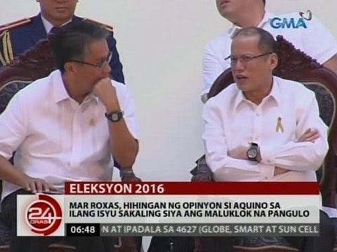 24 Oras: Mar Roxas, kukunsultahin si PNoy sa ilang isyu sakaling siya ang maluklok na pangulo