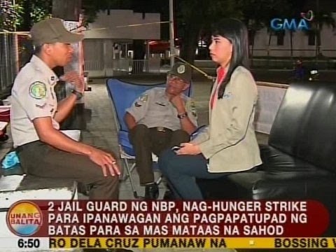 UB: 2 jail guard, nag-hunger strike para ipanawagan ang pagpapatupad ng mas mataas na sahod