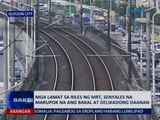 SAKSI:  Mga lamat sa riles, senyales na marupok na ang bakal at delikadong daanan