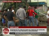 24 Oras: Nagkabitak na tubo na sanhi ng tumagas na gasolina sa Dinalupihan, Bataan, 'di pa makita