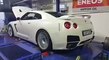1390hp by 1.85bar on pumpgas! This Nissan GT-R spitting some serious flames on the dyno!