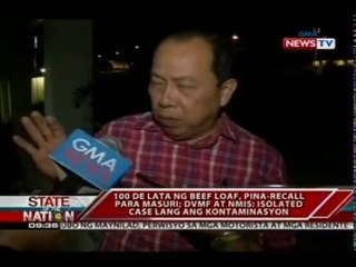 SONA: De latang beef loaf, nakitaan ng buhay na uod