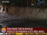 UB: Isang sirang tubo ng Maynilad, nagdulot ng pagbabaha sa Sta. Mesa, Manila